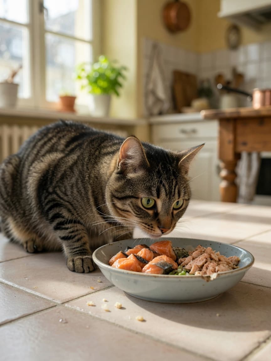 Can Cats Eat Salmon Raw Vs Cooked Thiamine