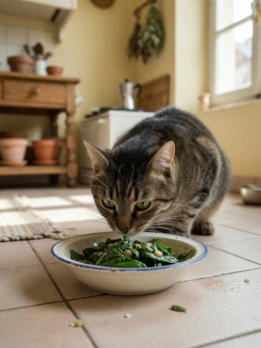 Can Cats Eat Spinach Oxalates Kidney Risk Explained