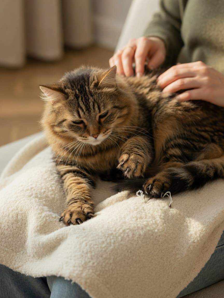 Cat Kneading Behaviour Guide