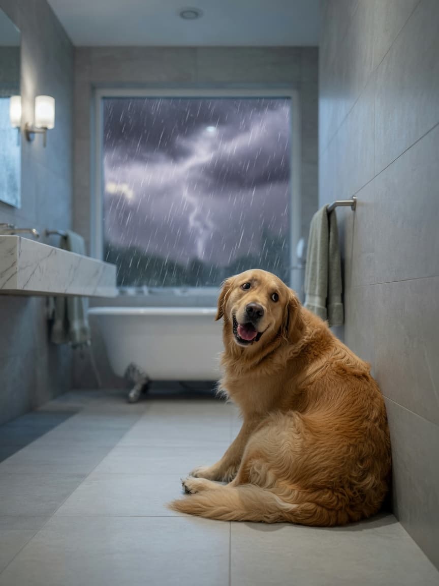 Dog Anxiety Thunderstorms Guide