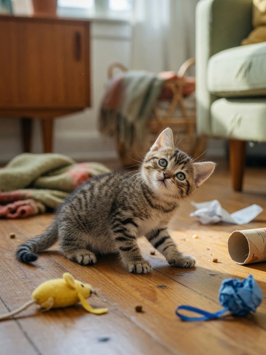 First Week New Kitten