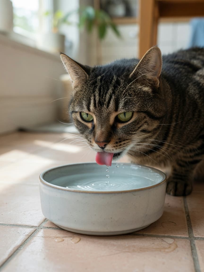 How Much Water Does an Adult Cat Need to Drink
