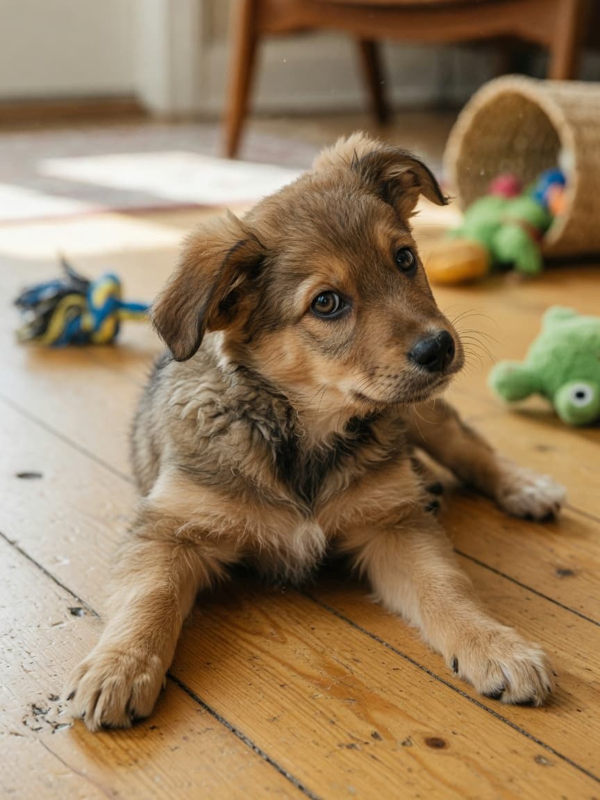 How Puppy Fur, Hair, Whiskers and Coat Grow