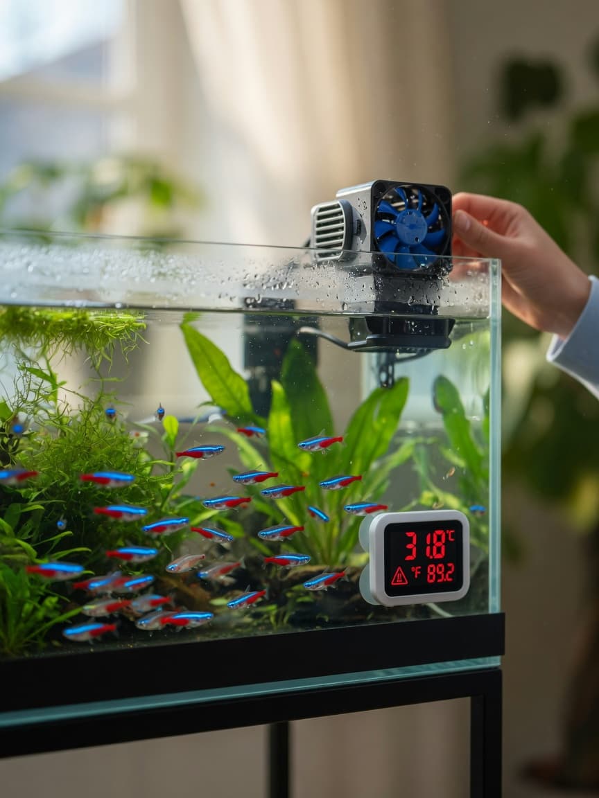 How to Lower High Water Temperature in Aquariums