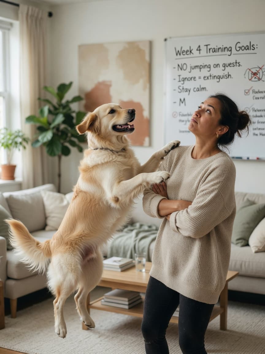 How to Stop a Dog Jumping Up on People