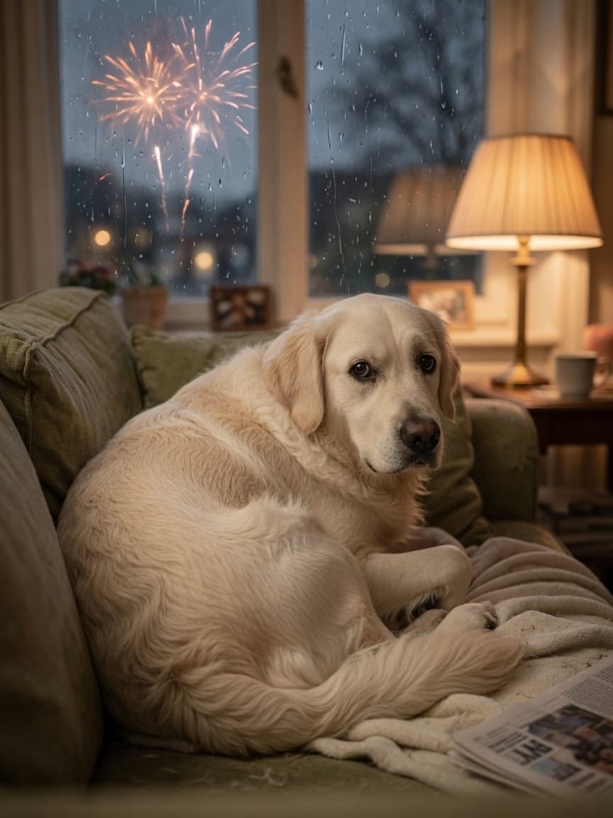 New Year's Eve & Pets: Managing Fireworks Anxiety