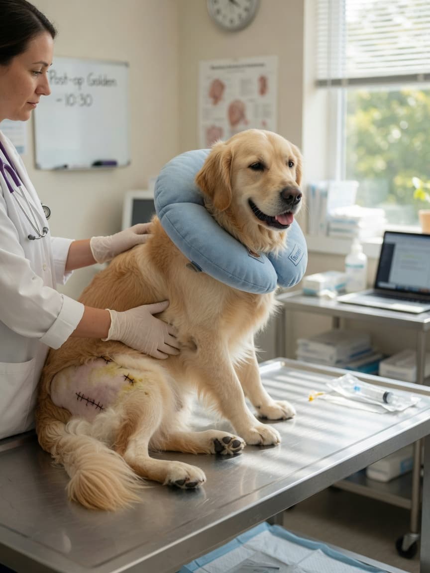 Post Surgery Wound Care Pets E Collar Licking Infection
