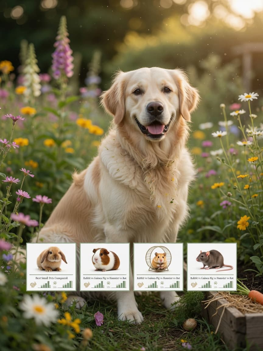 Best Small Pets Compared: Rabbit vs Guinea Pig vs Hamster vs Rat