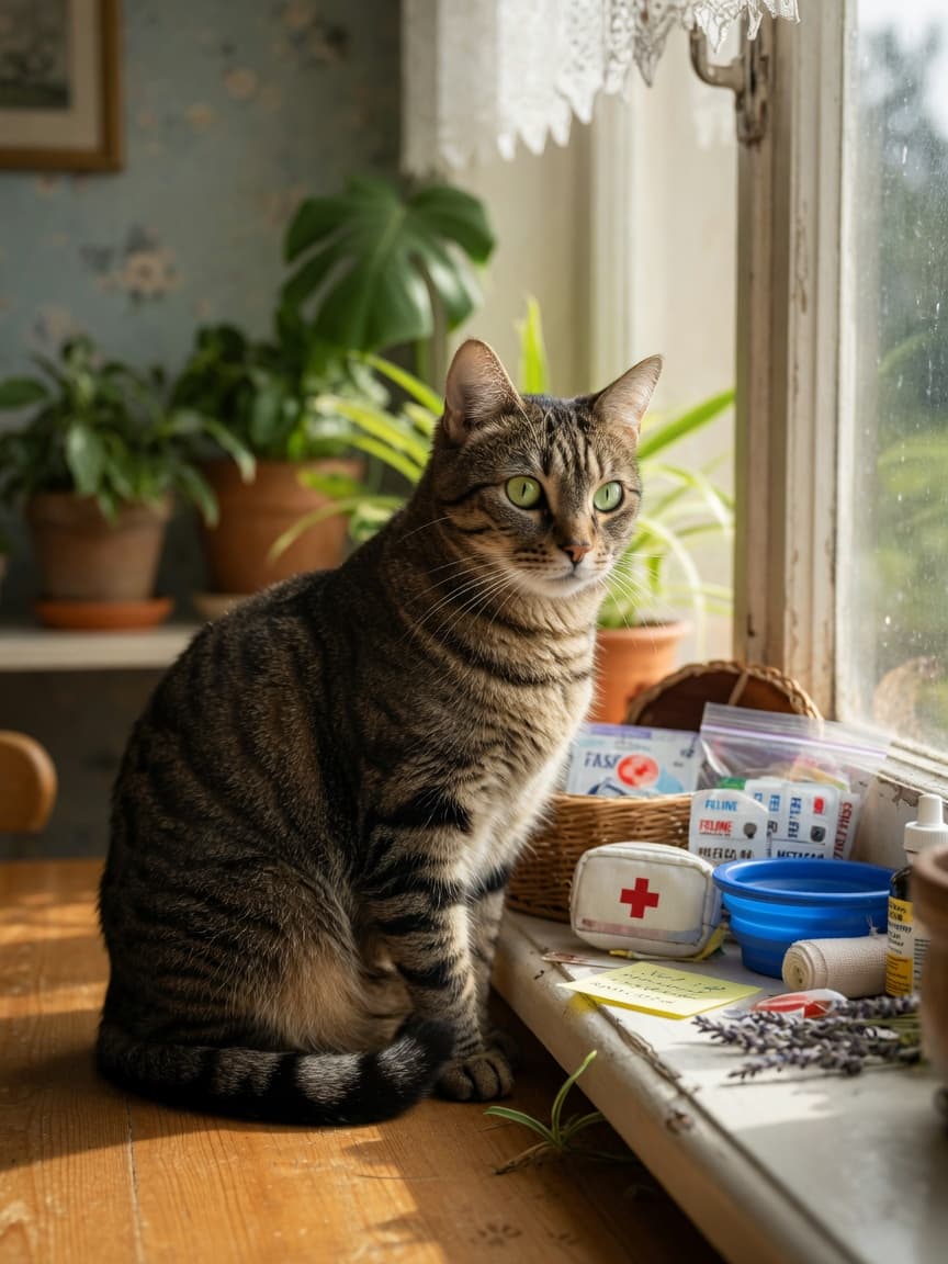 What To Pack in a Cat Emergency Kit