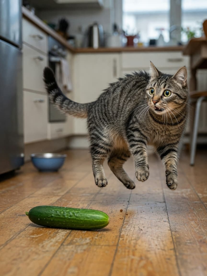 Why Are Cats Scared Of Cucumbers